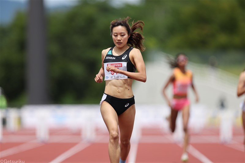 アジア大会400mH代表の青木穂花がV「前半から日本選手権のような感触で走れた」／富士北麓ワールドトライアル