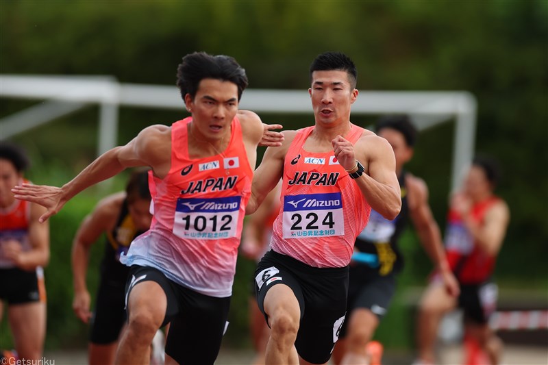 4×100mRにアジア大会日本代表男子がオープン参加 38秒97にとどまる 7月のDLロンドンよりタイム落とす/全日本実業団
