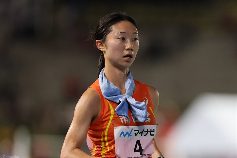 【女子5000mW】逢坂ひかり（市西宮高3兵庫）  22分10秒91＝高校歴代6位