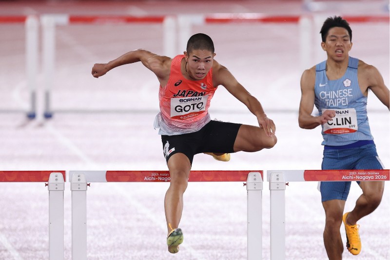 400mH後藤大樹が47秒93!!日本歴代2位タイ、北京世陸標準突破の激走で銀メダル、黒川6位／名古屋アジア大会