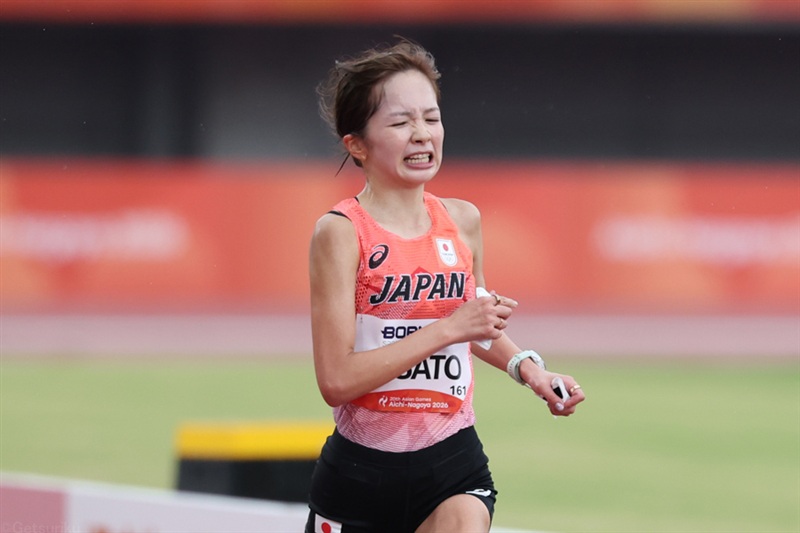 佐藤早也伽マラソン4位「最低でもメダルを取りたかった。収穫は見つけられない」／名古屋アジア大会