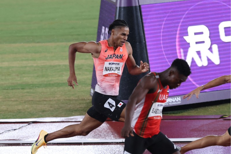 400m・中島佑気ジョセフが45秒22で銅メダル！得意の後半で猛追 林申雅は6位入賞／名古屋アジア大会