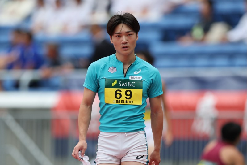 ハイレベルの100m！西岡尚輝10秒11「自分のレース貫きたい」小室、大石、山本の4人が10秒1台／日本IC