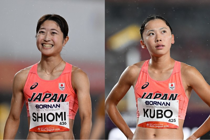 800m塩見綾乃が1着で2大会連続決勝へ！久保凛はプラス通過で突破／名古屋アジア大会