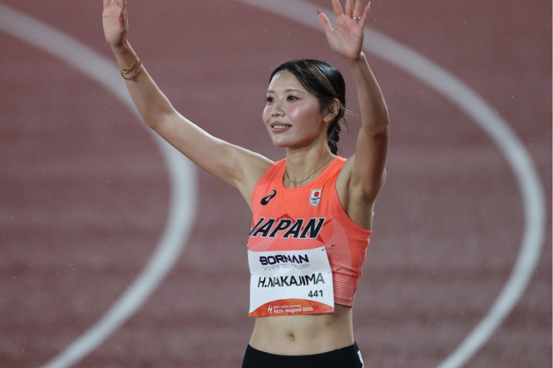 100mH中島ひとみが12秒85で予選1着！雨に見せた「対応力」決勝へ「金メダルを持ち帰りたい」／名古屋アジア大会
