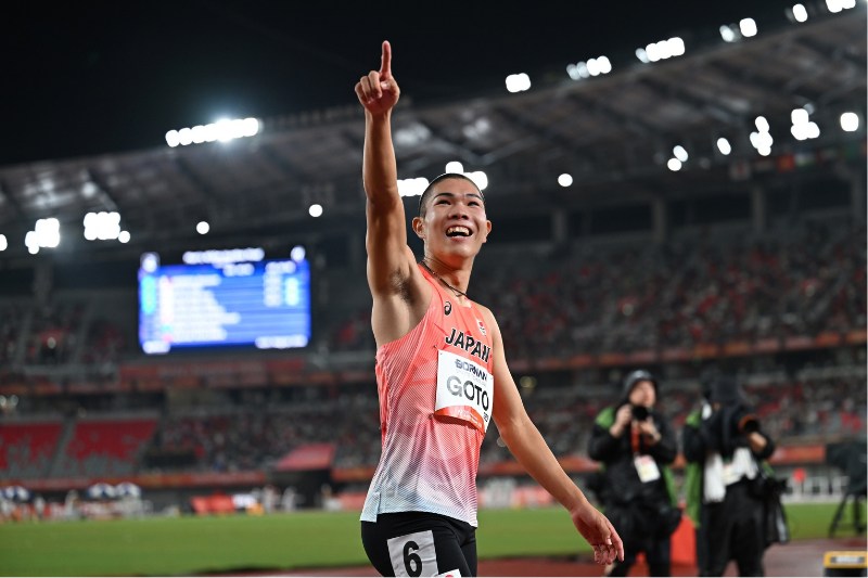 400mH・後藤大樹が47秒93で銀！ 得意レースで逆転されるも「大人の世界は広いと学べた」／名古屋アジア大会