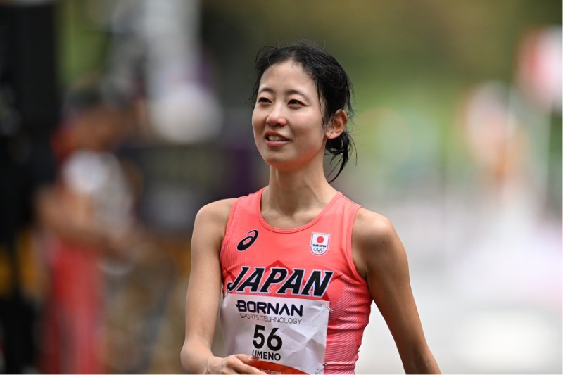 女子マラソン競歩 梅野倖子が繰り上がりで銅メダル! 1着フィニッシュのトクサンバエワにシューズ規定違反 /名古屋アジア大会