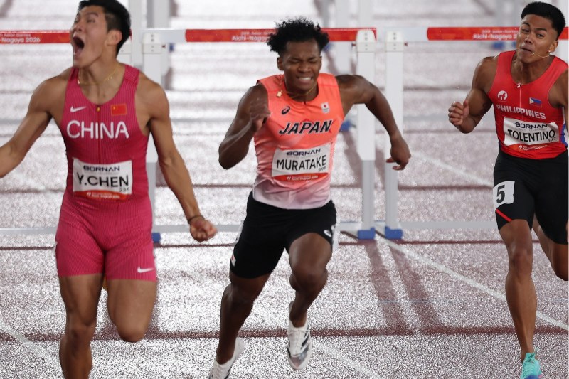 110mH村竹ラシッドは銀！中国・陳円将に屈するも日本勢3大会連続メダル確保／名古屋アジア大会