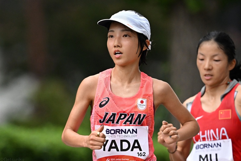 矢田みくに・女子マラソン銅 中盤以降に存在感を見せ、日本勢2大会ぶりメダル／名古屋アジア大会