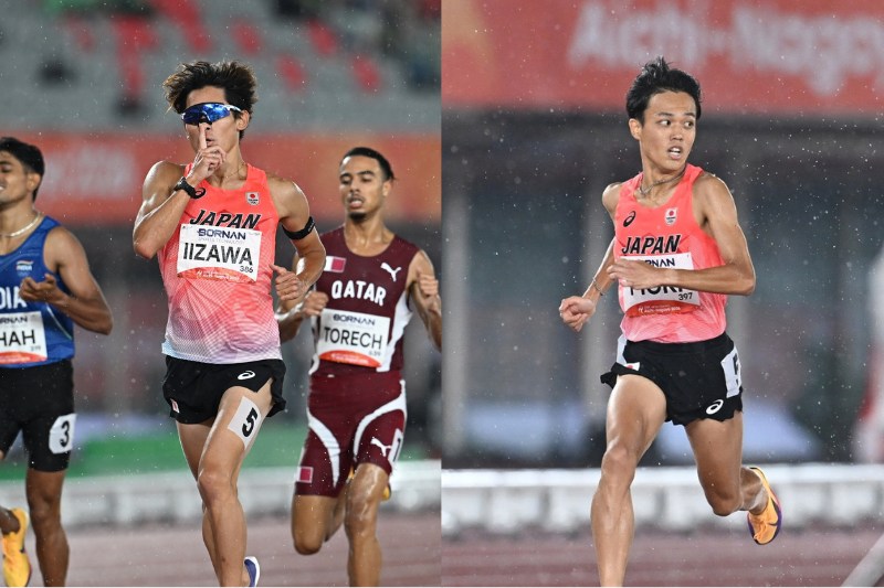 1500m飯澤千翔が余力十分で1着通過！「決勝へしっかりと作りたい」森凪也も2着通過「日本でワンツーを」／名古屋アジア大会