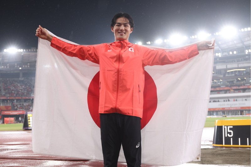三段跳・宮尾真仁が輝き放つ銀！ 自己ベスト更新続け「本当に飛躍の年になった」／名古屋アジア大会
