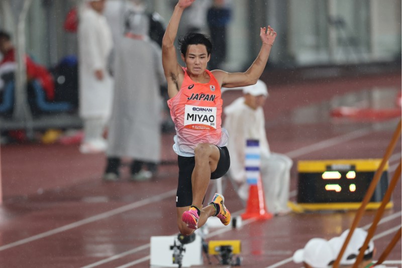 三段跳・宮尾真仁が銀メダル！日本歴代9位16m77で日本勢24年ぶり快挙／名古屋アジア大会