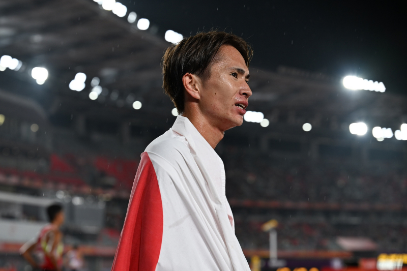 5000m山口智規が積極レースで銀!「イメージした」残り800mでスパート「すごく大きな価値がある」/名古屋アジア大会