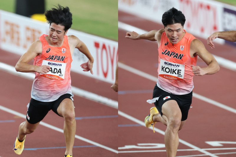 男子100mは2大会連続ファイナル逃す 多田「力が及ばなかった」小池「非常に残念」4継での雪辱期す／名古屋アジア大会