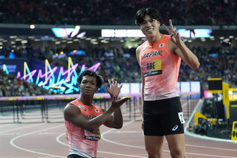 110mHで阿部竜希が5位！「自信になります」先輩・村竹ラシッドは6位／世界アルティメット選手権