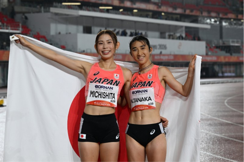 田中希実が2つ目のメダル！1500m4分06秒14で3位、500mからトップ牽引の積極レース 道下も8位入賞／名古屋アジア大会