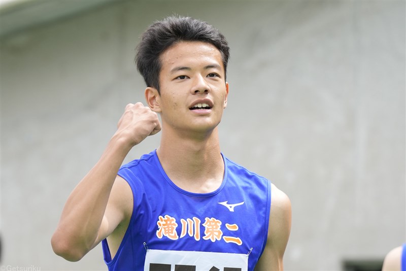 【男子100m】田中清大（滝川二1兵庫）10秒41＝高1歴代5位タイ