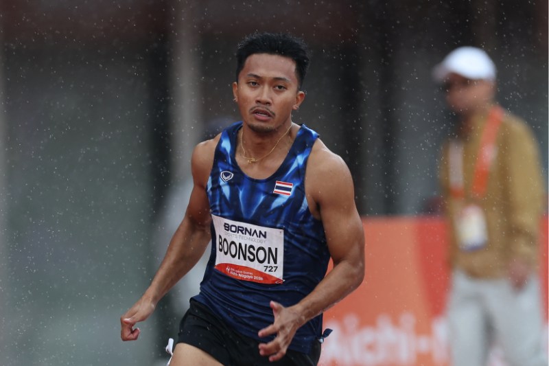 ブーンソン19秒88!!200mでアジアタイ、スプリント2冠達成！／名古屋アジア大会