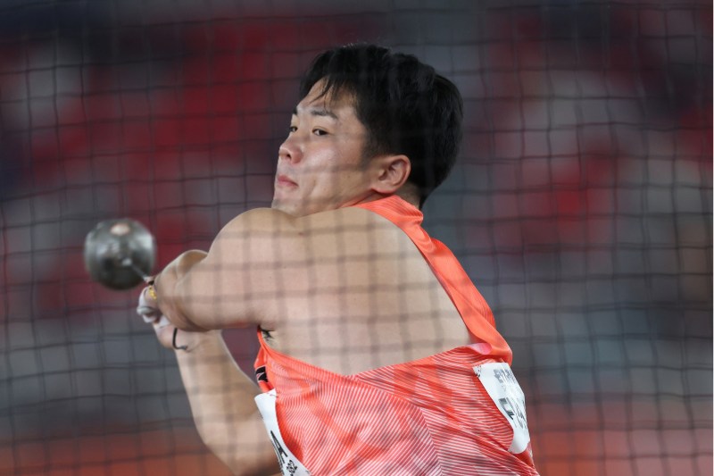 男子ハンマー投 福田翔大が銀メダル！ 日本勢16年ぶりのメダル獲得 中川達斗は4位／名古屋アジア大会