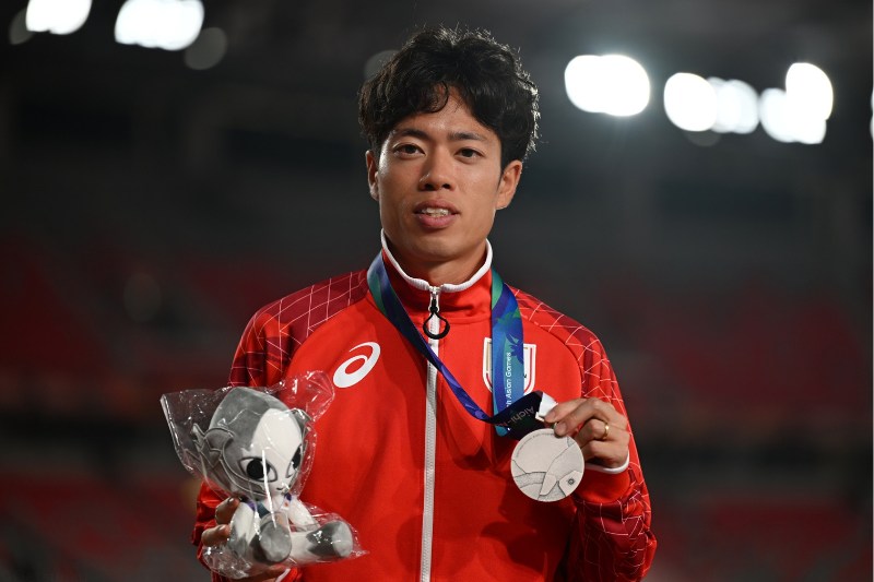 3000m障害・青木涼真が銀メダル！「今できる最高の結果」目指して三浦に0.26秒差／名古屋アジア大会