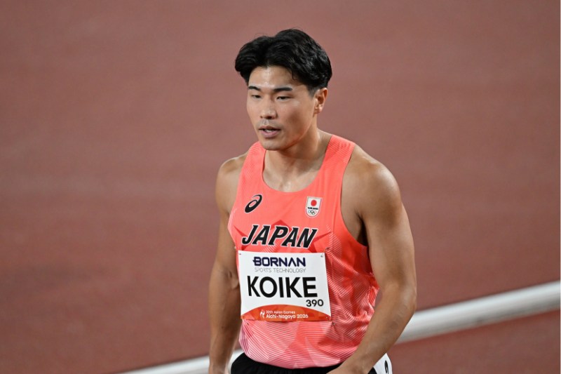男子100m小池祐貴が予選2着で準決勝進出！勝負の明日へ「身体の調子を一気に上げていく」／名古屋アジア大会