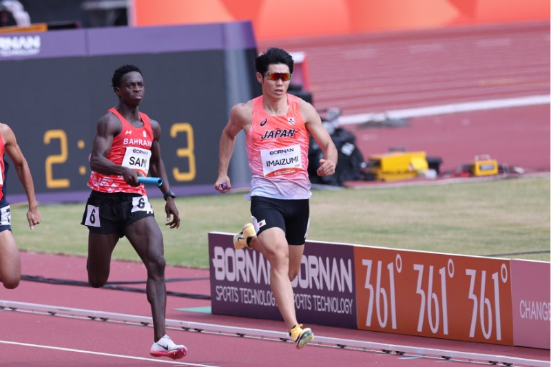 男女マイルリレーは予選を通過して夜の決勝へ「もう一段階上げたい」／名古屋アジア大会