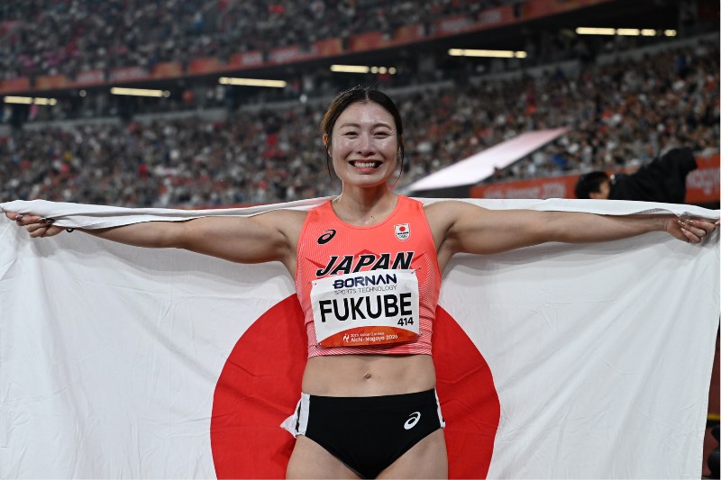 100mHアジア制した福部真子「引退を考えた」菊池病に苦しみ葛藤／名古屋アジア大会