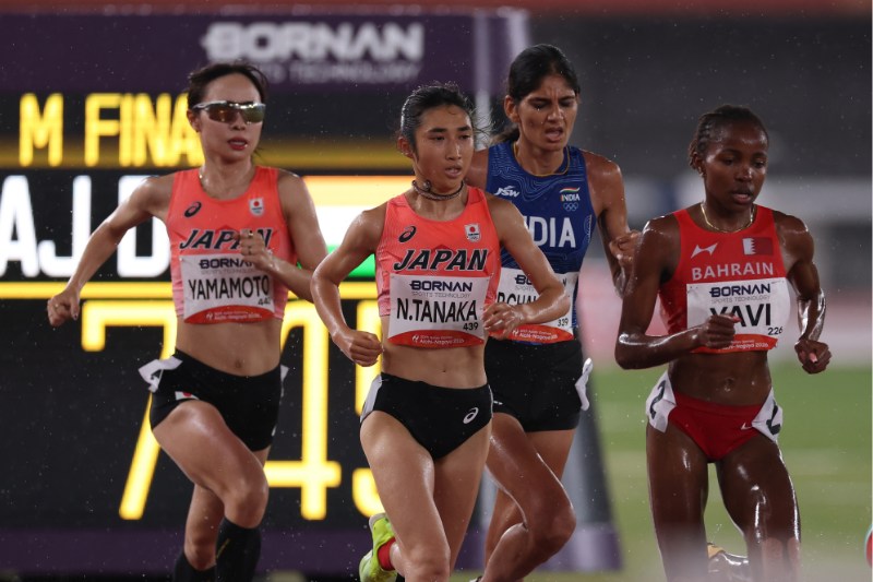 5000m田中希実が銀！3種目すべてメダルの快挙 山本有真は4位で地元入賞／名古屋アジア大会