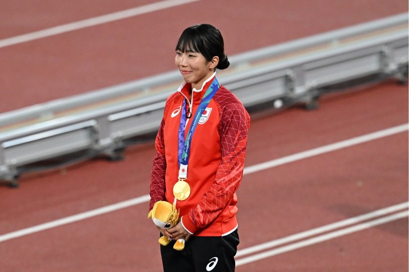 七種競技・田中友梨が地元で悲願の金メダル「輝いて見える」日本勢初の快挙／名古屋アジア大会