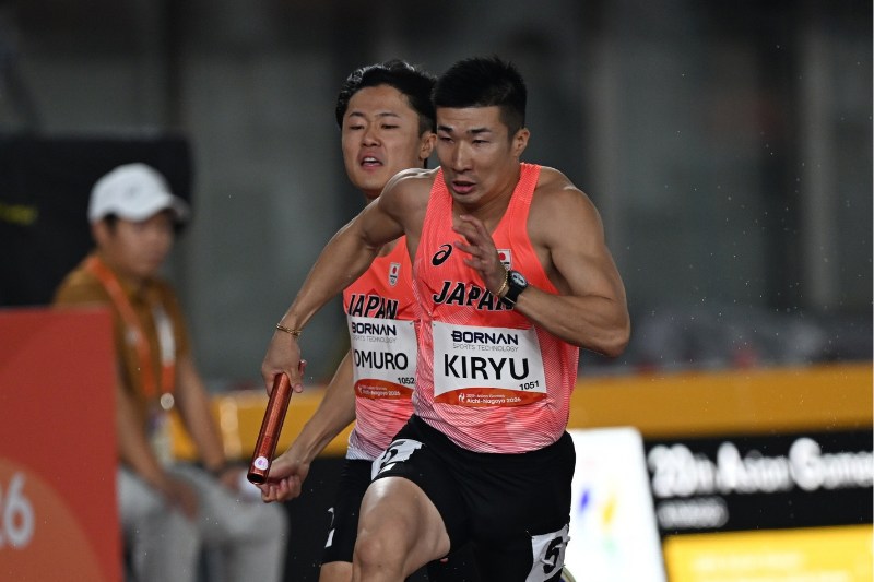 男子4×100mR決勝 日本は予選と同じオーダー 2大会ぶりの金メダル目指す／名古屋アジア大会