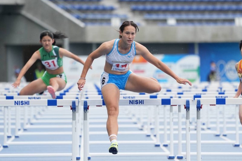 少年女子共通100mHは江口美玲が制覇 七種インターハイ2年連続覇者がタレントぞろいのレースで輝く/あおもり国スポ