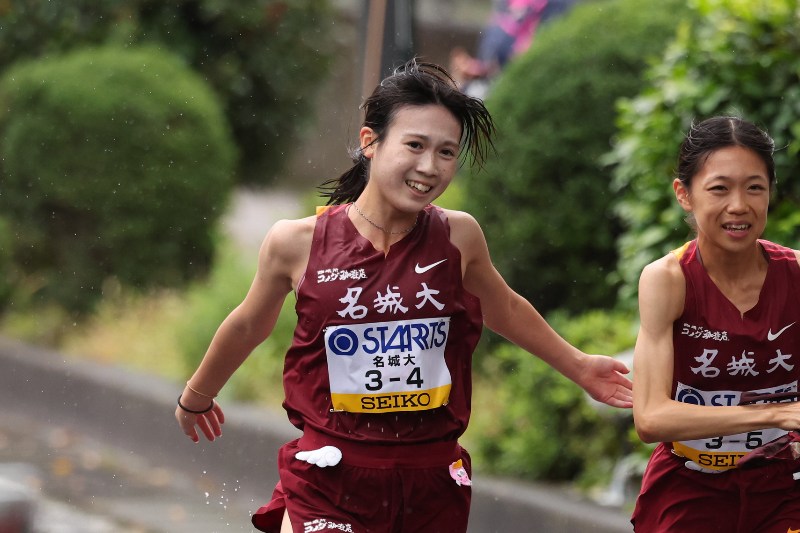名城大が4区もトップで中継！4年生・村岡美玖がリード40秒に 帝京科学大が2位再浮上 順大、大東大が続く／全日本大学女子駅伝