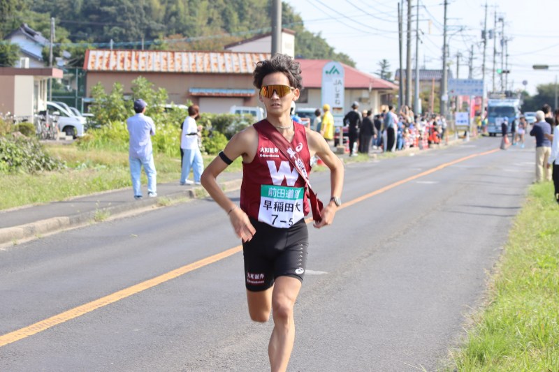 早大が独走態勢へ!5区・山口が連続区間賞で工藤へ 日大が粘り、中大が3位通過/出雲駅伝