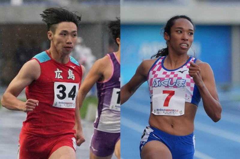 成年100mは男女とも初V！山本匠真「また一つ大きな自信になる」井戸アビゲイル風果「優勝できたことが一番」／あおもり国スポ