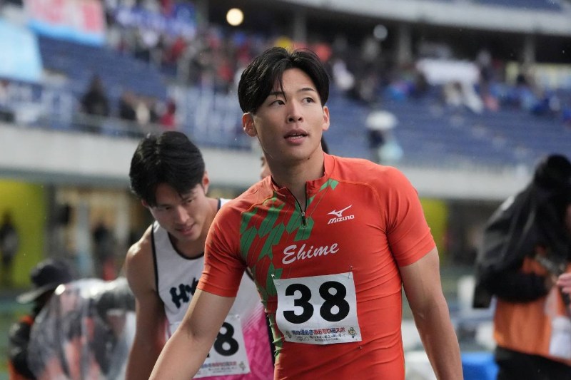 成年110mH・野本周成が3年ぶりV！悪条件下で13秒39「寒い中ではタイムが良かった」／あおもり国スポ