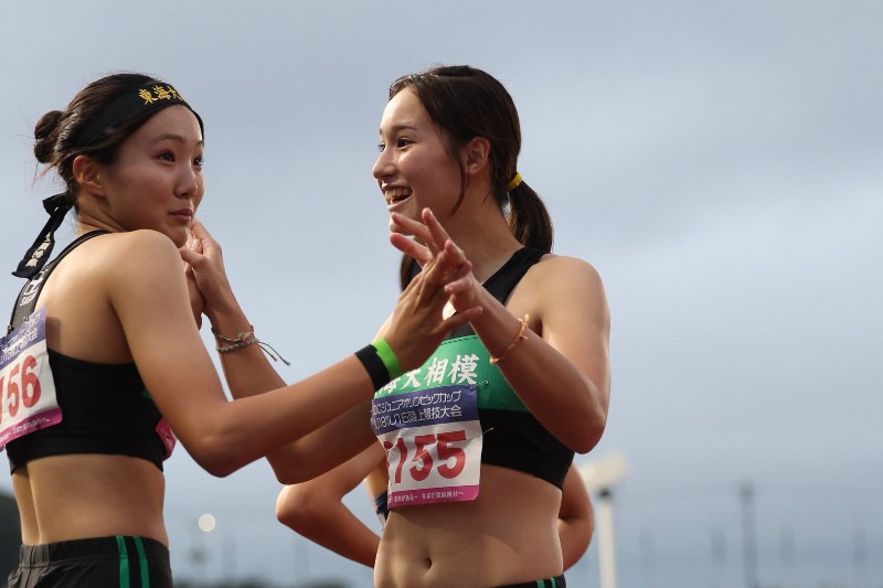 100mHU18日本新の江口美玲 13秒06に「まさかという感じ」 大学では「どっちもできる選手に」／U18・16大会