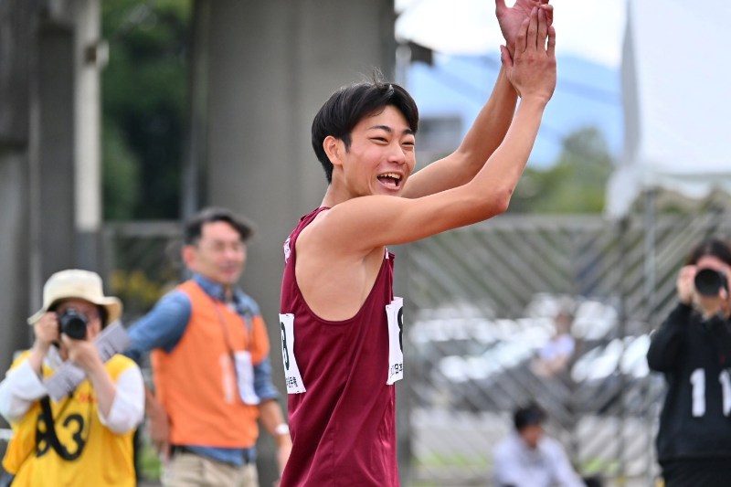 高2・松下碩斗が100m10秒11!IH王者が高校歴代3位タイの激走「いいタイム、素直にうれいしい」/U20日本選手権