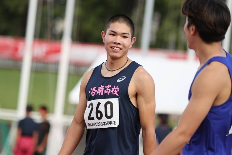 後藤大樹が200mでも快走!アジアから中5日で先輩・桐生超えの20秒40「今出せる力は出せた」/U20日本選手権