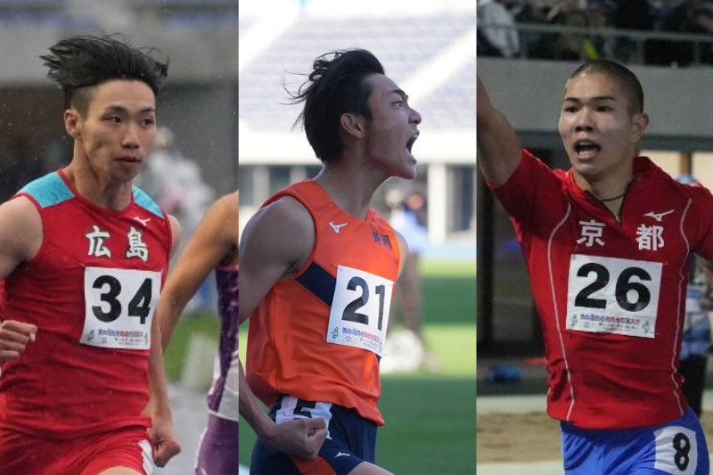 100m松下碩斗が10秒15で高校3冠 成年100mは山本匠真がV 後藤大樹がマイル激走/あおもり国スポ