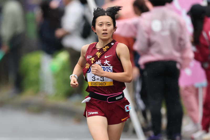 名城大が3区もトップ堅守!3年前のV知る力丸楓がリード拡大 大東大が2位浮上、帝京科学大、順大が続く/全日本大学女子駅伝
