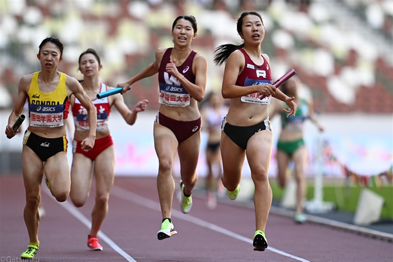 女子4×400m・立命大が2連覇！目標の「3冠」達成 4年生・児島柚月が託した「経験」と「思い」／日本選手権リレー