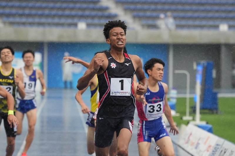 曽田怜輝が圧巻スパート!少年共通800m制し高校2冠「持ち味はラスト、自信があります」/あおもり国スポ